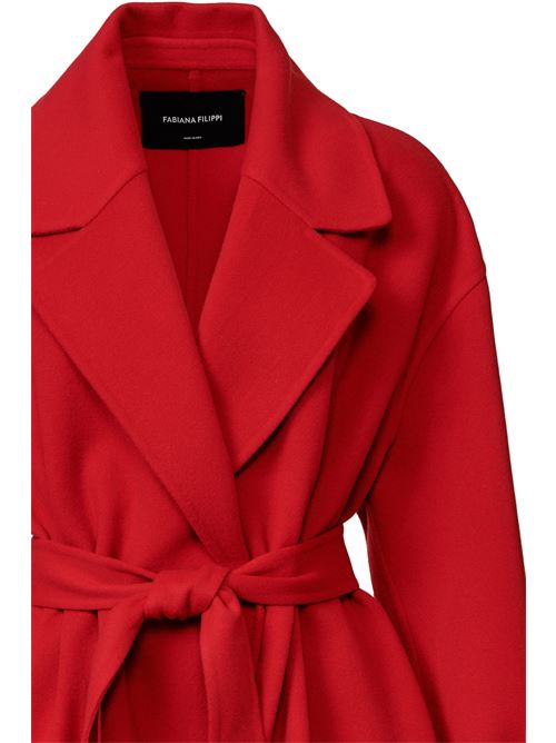 virgin wool and cashmere soft coat FABIANA FILIPPI | CTD225F680L6393045